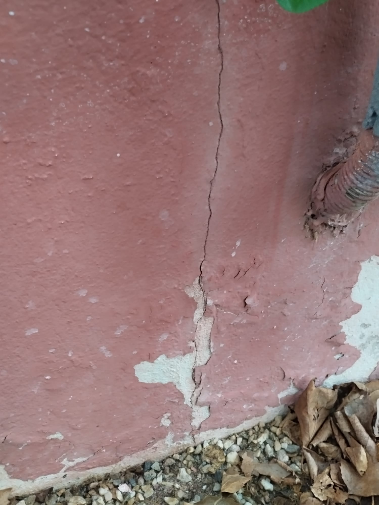 Désordre structurel — fissure large